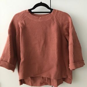 Ribbed Thick Korean sweater